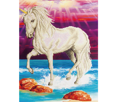 DIAMOND DOTZ - Magical Unicorn - 51 x 77cm (20.1 x 30.3in)