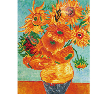 DIAMOND DOTZ -Sunflowers (Van Gogh) - 55.9 x 71.12cm (22 x 28in)