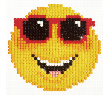 Smiling Face - 10.2 x 10.2cm (4 x 4in)