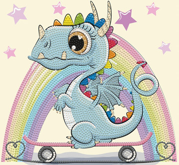 Dragon Skate - 25 x 23cm