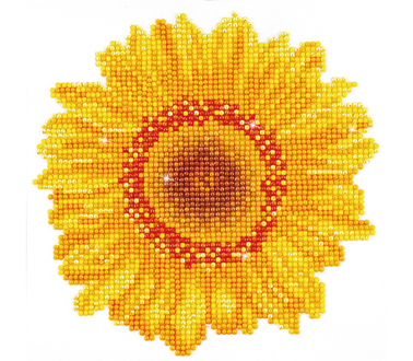 Happy Day Sunflower - 20 x 20cm (7.9 x 7.9in)