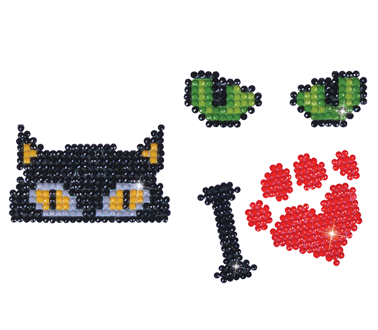 Diamond Dotz 3 Stickers Multi Pack - Fur - 7.5 x 4.3cm (2.8 x 1.5in)