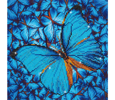 DIAMOND DOTZ - Flutter by Blue - 30.5 x 30.5cm (12 x 12in)