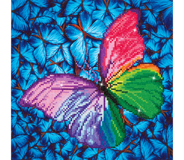DIAMOND DOTZ - Flutter By Pink - 30.5 x 30.5cm (12 x 12in)