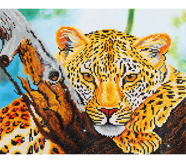 DIAMOND DOTZ - Leopard Look - 45.72 x 35.5cm (18 x 14in)