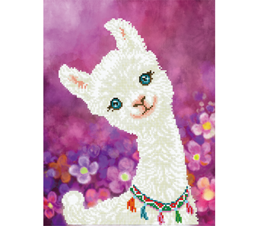 DIAMOND DOTZ - Lulu Llama - 32 x 42cm (12.6 x 16.5in)