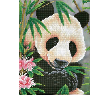 DIAMOND DOTZ - Panda Prince - 30 x 40cm