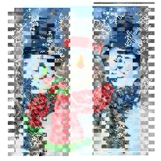 Joyful Jolly Snowman - 45.5 x 35.5cm