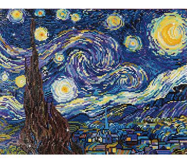 Starry Night (Van Gogh) - 50.8 x 40.6cm (20 x 16in)