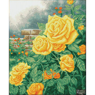 A Perfect Yellow Rose - 52 x 42cm 