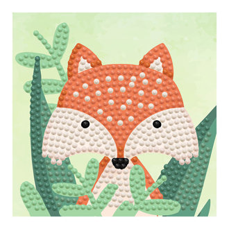 Woodland Fox - 10 x 10cm