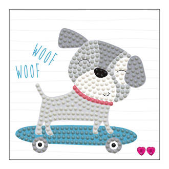 Skate & Woof - 10 x 10cm