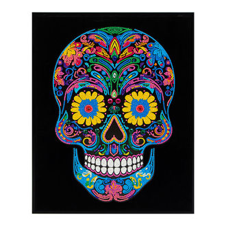 Neon Sugar Skull - 35.5 x 45.7cm