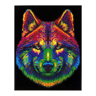 Neon Wolf - 35.5 x 45.7cm