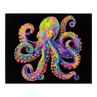Neon Octopus - 35.5 x 45.7cm