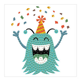 Party Monster - 7.6 x 7.6cm