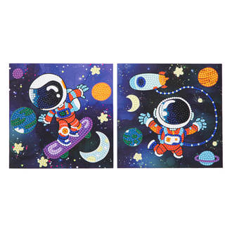 Dotzies Fun In Space! - 15 x 15cm