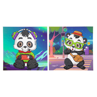 Dotzies Panda Time! - 15 x 15cm