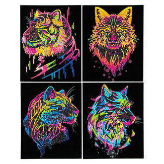 Dotzies Flock Wild Neon - 25 x 20cm