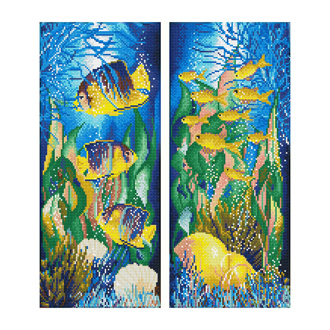 Square Underwater Scene - 52 x 51cm