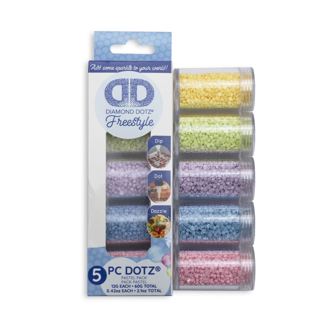 Dotz Sampler Pack - 5 X 12Gr Cylinders - pastel (8054  8125  8103  8236  8321)
