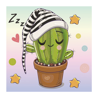 Dotzies Sleepy Cactus - 23 x 23cm