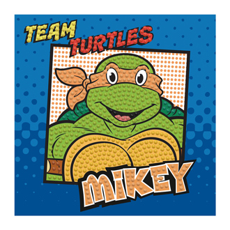 Dotzies TMNT - Mikey -  13 x 13cm