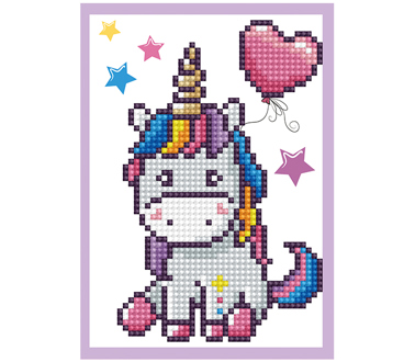 DIAMOND DOTZ - Greeting Card - Welcome Baby - 12.6 x 17.7cm