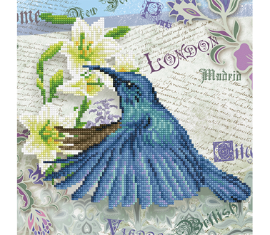 DIAMOND DOTZ - Hummingbird Travels - 30.5 x 30.5cm (12 x 12in)