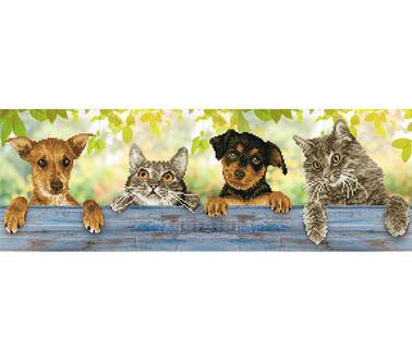 DIAMOND DOTZ - Hang In There - 81 x 28cm (31.8 x 11 in)