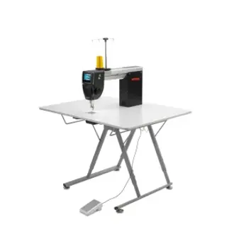 BERNINA Q20 on Foldable Table with Adjustable Height