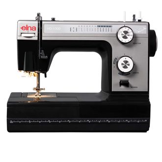Elna HD1000 Mechanical Sewing Machine (front loading, 5mm, low shank)