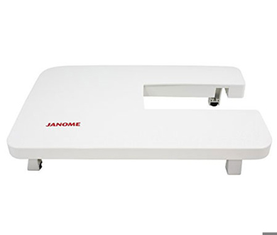 Janome Accessory: Extension Table Plastic Large 16 x 11in - White
