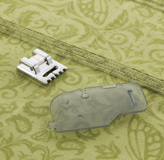 Brother Accessory: F069 Pin Tuck Foot (7 Grooves) - 7mm models