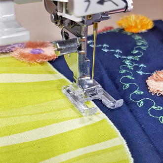 Janome Machine Feet: Satin Stitch Open Toe  - 9mm models