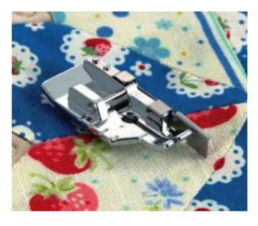 Brother Accessory: F057 1/4 Inch Piecing Foot With Guide - all models