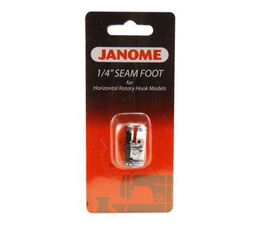 Janome Machine Feet: 1/4 inch Seam with Guide - 7mm models