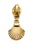 Zipper Pull Shell Gold
