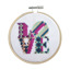 Beginner Cross Stitch Kit with Hoop 10cm - Love