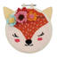 DIY Punch Needle Kit 16.5 x 17.5cm - Fox
