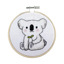 Beginner Cross Stitch Kit with Hoop 10cm - Cute Koala