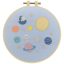 Embroidery Kit with Hoop 15cm - Planets
