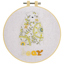Embroidery Kit with Hoop 15cm - Floral Bear