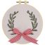 Embroidery Kit with Hoop 15cm - Wreath