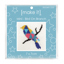 Mini Cross Stitch Kit 7 x 7cm - Bird on Branch