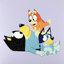 Diamond Painting Box - Bluey 22 x 22cm - Dad & the Girls