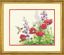 HUMMINGBIRD AND POPPIES       