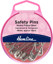Hemline - Pins Safety Size 3/46mm 18pcs - Nickle