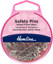 Hemline - Pins Safety Assorted 32pcs - Nickle