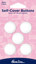Hemline - Buttons Self Cover Nylon 22mm 5 sets - White